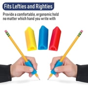 The Pencil Grip Classic Triangle Ergonomic Grippers, 12 Count, Assorted Colors, for Right- or Left-Handed Users