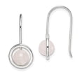 thumbnail image 2 of Sterling Silver Pink Chalcedony Dangle Earrings, 2 of 3