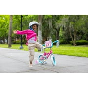12 Dynacraft Barbie Girls BMX Bike, Kids Age 3-5 Years
