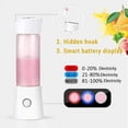 thumbnail image 4 of 480ml Mini Blender Blender With 6 Stainless Steel Knives, Usb Rechargeable, Smal, 4 of 5