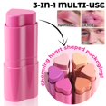 thumbnail image 4 of Clearance!DHALL Blush 2 In 1 Portable Cheek Blusher And Highlighter Stick For Makeup Easy Application Fashionable Cosmetic, 4 of 6