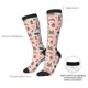 thumbnail image 4 of Fotbe Paris Calcetas Divertidas Estampadas para Hombre y Mujer, Calcetas de Algodón hasta la Rodilla para Caminar, Correr, Enfermería y Embarazo, 4 of 6