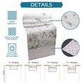 thumbnail image 6 of Spring Daisy Table Runner 36 Inches Long Farmhouse Dress Scarves, Pink Moroccan White Wildflowers Country Plants Dining Tablerunner for Coffee Table/Kitchen Island/Party Décor, Small 13" x 36", 6 of 8