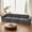 Gray, variant on CHITOOMA Modular Sectional Couch, Corduroy Ottoman, Upholstered Cube Square Footstools for Living Room Bedroom, No Assembly Required, Green