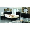 thumbnail image 4 of Furniture of America Farrah Wood Platform Bed, Black, Full, 4 of 5