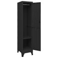 thumbnail image 4 of vidaXL Locker Cabinet Black Steel Medium Locker Cabinet Rectangular, 4 of 5
