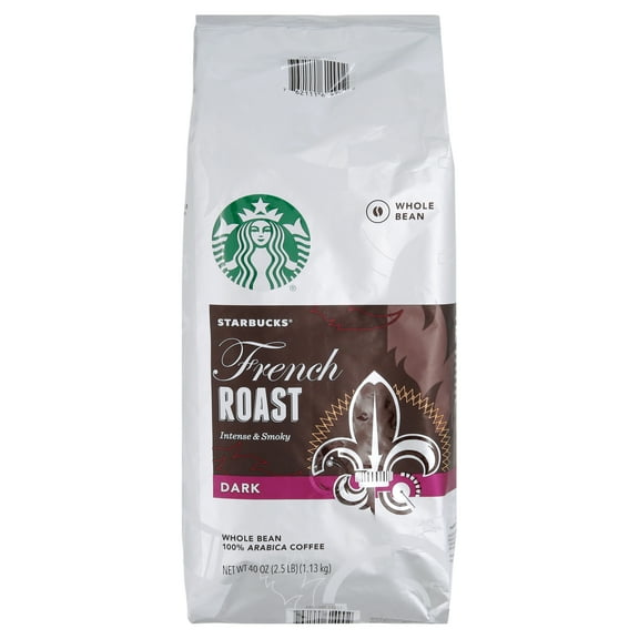 Starbucks French Roast Whole Bean Coffee, 40 Ounce