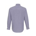 thumbnail image 2 of Premier - Camisa de Rayas de Oxford de Manga Larga para Hombre (Blanco, Marino), 2 of 2