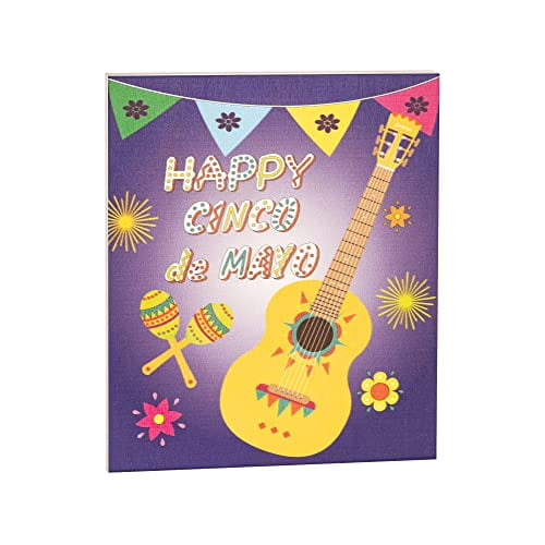 JennyGems Happy Cinco de Mayo Decorations, Mexican Fiesta Party Decor