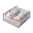 thumbnail image 4 of Underwear Bra Socks Organizer Storage, Washable Foldable Drawer Clothes Organizer (Gray-6 Grids), 4 of 10