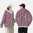 thumbnail image 6 of Haiem Hand Drawn Strawberry UPF 50+ Fishing Shirts for Men Long Sleeve UV Sun Protection Hoodie Non-Mask Outdoor Hiking Shirts, 6 of 9
