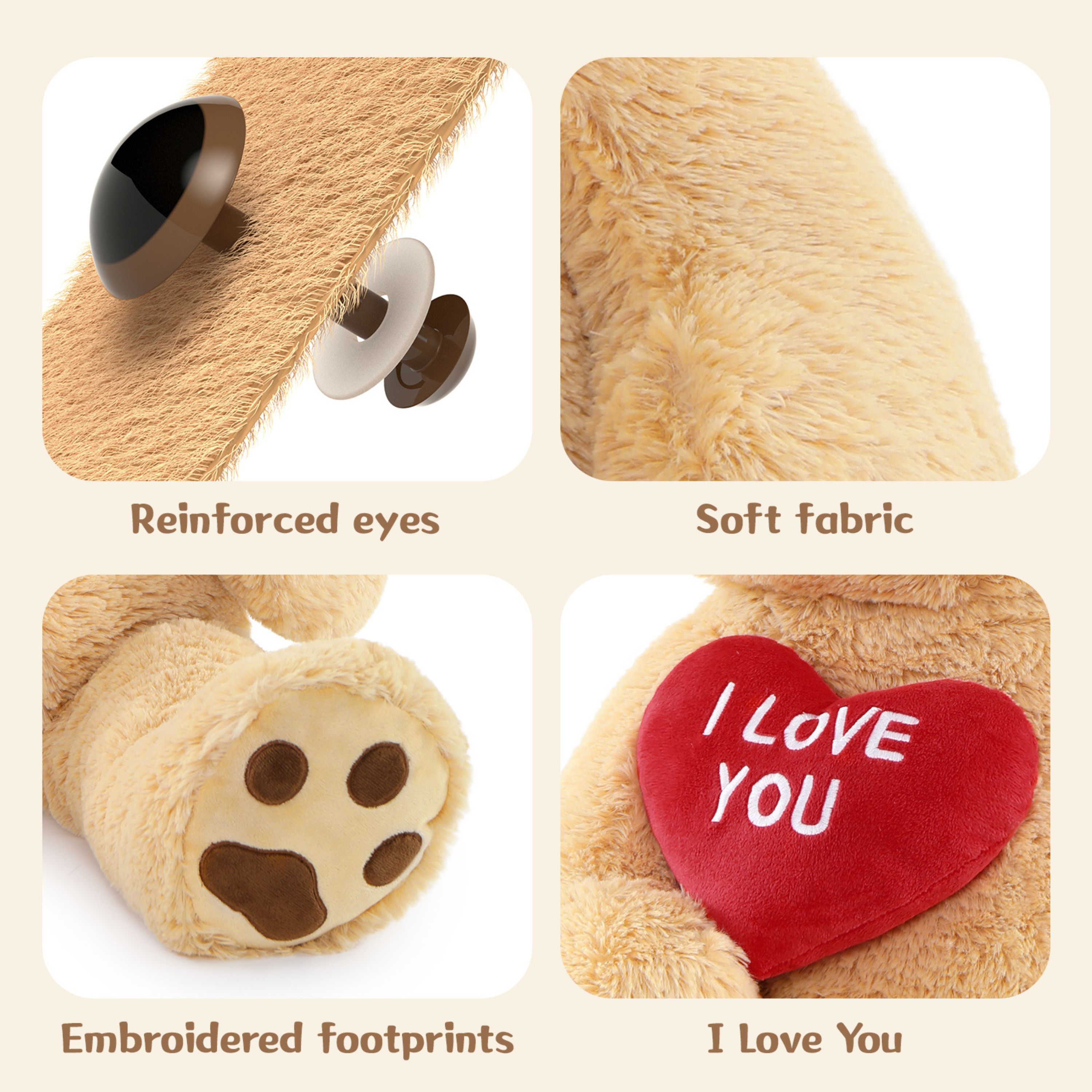 Tezituor 36-Inch Giant Teddy Bear Plush photo 6