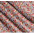 thumbnail image 3 of Soimoi Cotton Poplin Fabric Check,Leaves & Rose Floral Print Sewing Fabric Yard 56 Inch Wide, 3 of 7