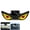 C, variant on Car Rear Window Dynamic LED Display - Solar Powered Demon Eye Light with USB, Wireless & Drill-Free for Windshield