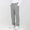 thumbnail image 2 of snilers Boys School Uniform Twill Khaki Pants Flat Front Elastic Waist Stretch Chino Pants Casual Trousers with Pockets 5-15 Years, 2 of 9