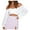White-11, variant on Women's Cute Off Shoulder Long Sleeve Self Tie Knot Crop Tube Top Blouse