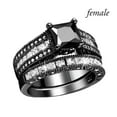 thumbnail image 6 of K-KED Fashion Party Men 925 Silver Rings Cubic Zirconia Wedding Gift Delicate Jewelry Size 6-13-9-#9, 6 of 6