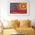 thumbnail image 4 of Cuadros Decorativos 5D bricolaje completo especial en forma de taladro diamante pintura puesta de sol árboles decoración colgante Ehuebsd Nuevos Originales, 4 of 9
