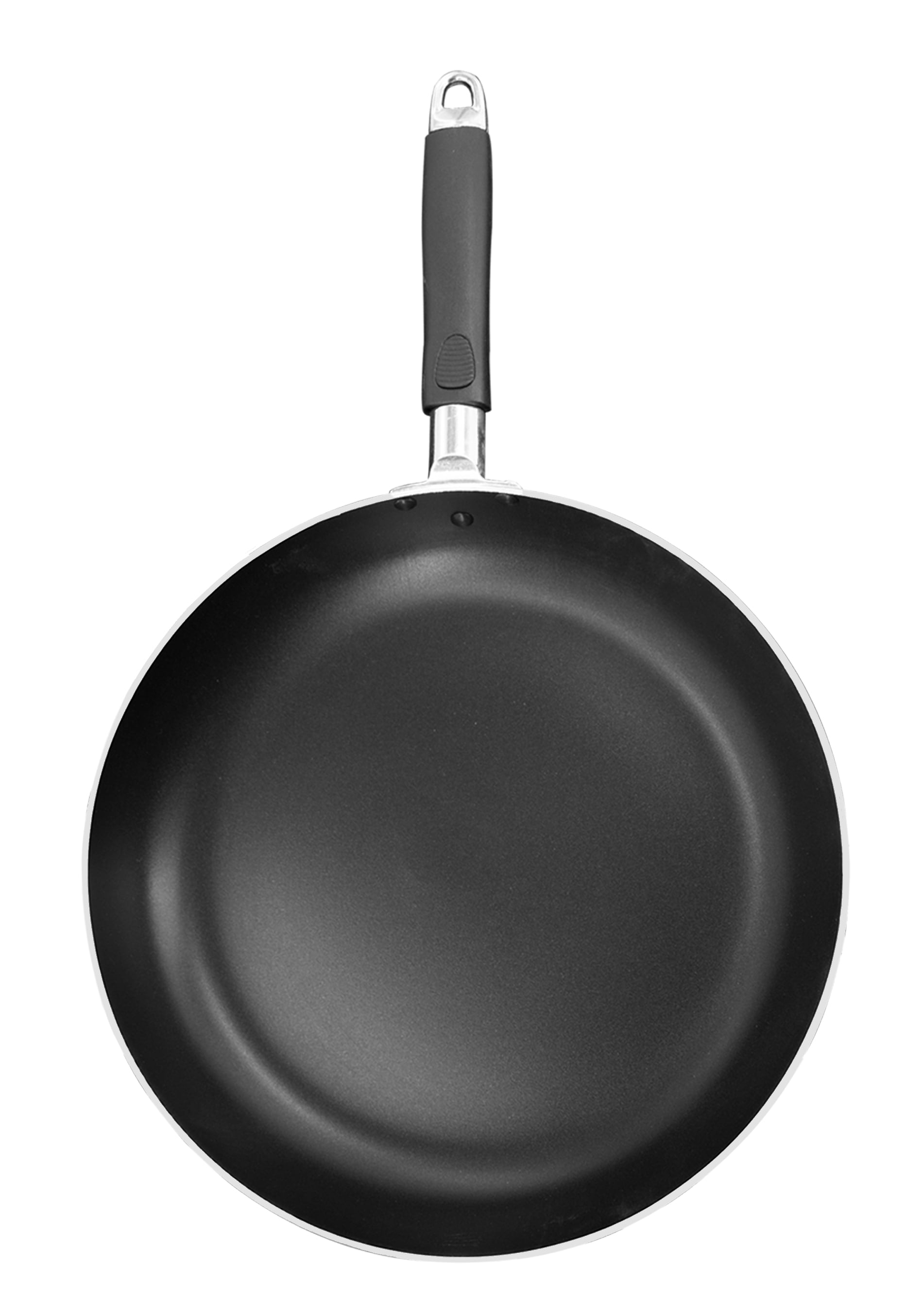American Dream Home Goods 9.5-Inch Non-Stick Pan, PFOA-Free Aluminum Frying Pan with Stay-Cool Handle, Black