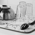 thumbnail image 6 of Mainstays Absorbent Microfiber Dish Drying Mat, Kitchen Countertop Dish Drying Pad for Dishes, Glasses, Bowls and Utensils, Marble, 6 of 8