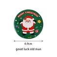 thumbnail image 2 of Niusricy Pocket Mirror, Santa Claus Snowman Elk Round Portable Mini Mirror Christmas Gift, 2 of 6