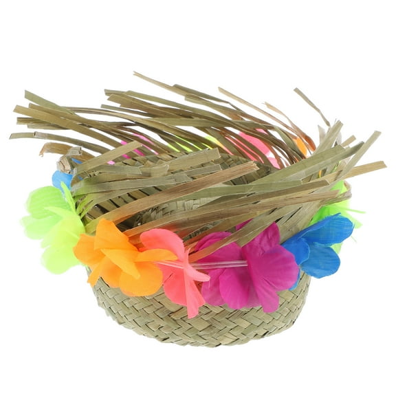 Uonlytech Pet Party Hat Straw Hat for Pets in for Other Small Animals 1Set
