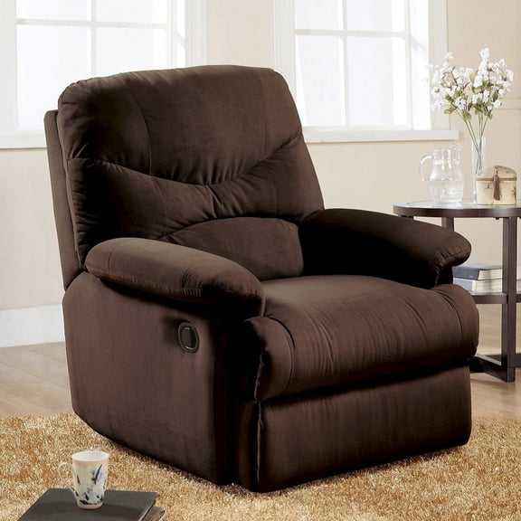 ACME Arcadia Glider Recliner in Chocolate