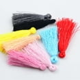 thumbnail image 4 of 50 Unids Sedosas Bors Colgantes para Pendientes Lvero Teléfono Correas Proyectos de Bricoje, Color Mezcdo BLESIY Borla, 4 of 8