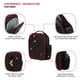 thumbnail image 2 of Lonchera aislante SwissGear, negra y roja, con capacidad de 5,5 litros, 2 of 9