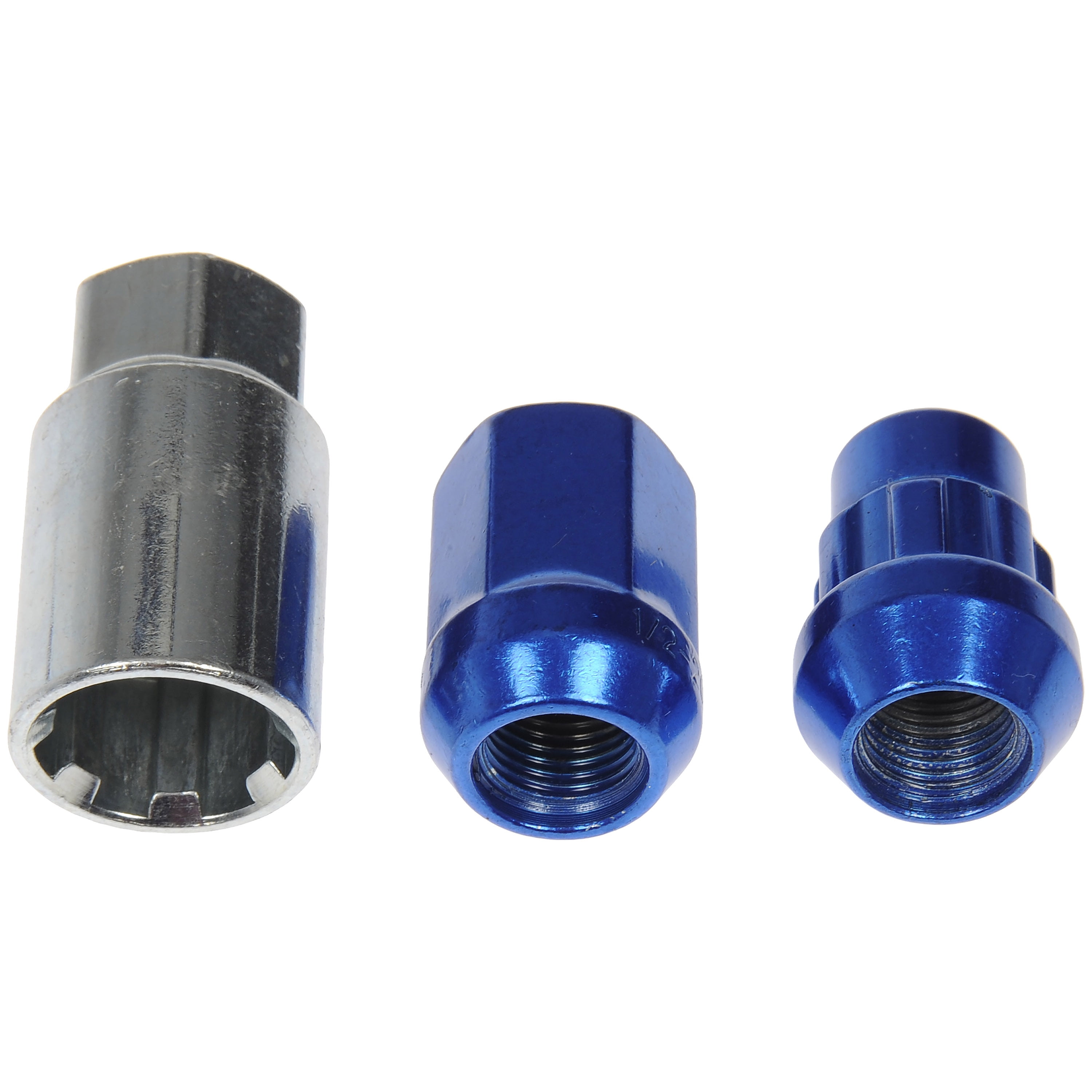 Dorman 713-275D Wheel Lug Nut for Specific Models, Blue Chrome (Pack of 20)