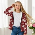 thumbnail image 5 of chaqlin Butterfly Hoodies for Girls 6-7 Trendy Y2K Zip Up Hoodie Flowers Long Sleeve Sweatshirts Jackets Lightweight Loose Hooded Coat with Pocket, 5 of 7