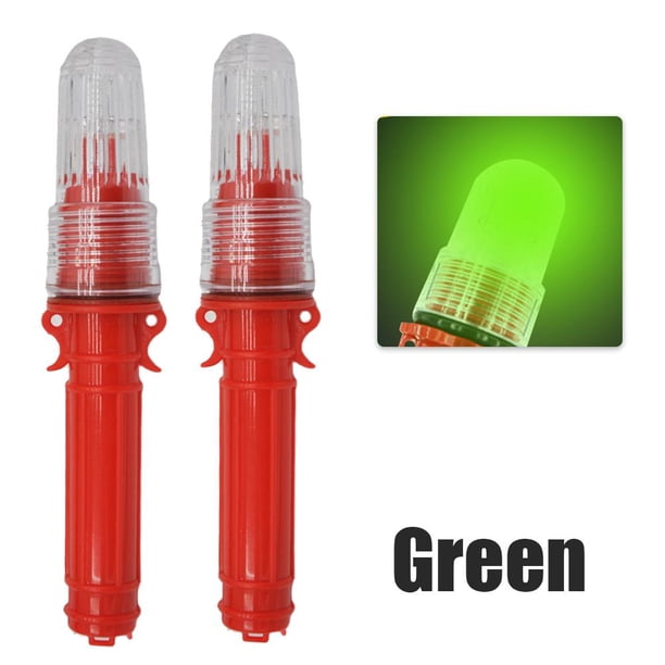 Lámpara de baliza de 2 uds, luz de pesca impermeable de plástico para artes de pesca (verde) Likrtyny Para Estrenar