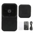 thumbnail image 1 of Wireless Video Doorbell Camera Black Wireless Remote Night Vision Two Way Intercom Intelligent HD Wifi Doorbell Camera, 1 of 4
