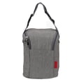 thumbnail image 1 of Sac isotherme pour biberons, sac de rangement pour biberons, pochette fourre-tout isolante en nylon imperméable pour l'extérieur, gris, 1 of 4
