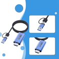 thumbnail image 3 of Convertidor de cable LANNMXG USB 3.0 3 en 1 Base de conversión múltiples pantallas 1080p HD, 3 of 5