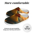 thumbnail image 6 of Haiem Cartoon Swimming Yellow Duck Print Women's Fuzzy Memory Foam House Slipper Cozy Home Footwear Non-slip Winter Slippers-35/36, 6 of 7