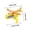Yellow, variant on Linnome Foam Glider with Catapult Outdoor Flying Catapult Plaything Foam Airplane Launcher for Park Backyard Play Blue