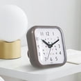 thumbnail image 5 of Reloj de baño, resistente al agua y a prueba de niebla, reloj de pared con tres ventosas, 5 of 5