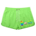 thumbnail image 4 of Men's Swim Trunk Boos Rainbow Quick Dry With Pockets Swimwear Bathing Suits Beach Outdoor Green XL, 4 of 4