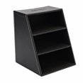 thumbnail image 2 of I-MART Soporte de almacenamiento organizador para control remoto de TV de cuero PU (negro), 2 of 3