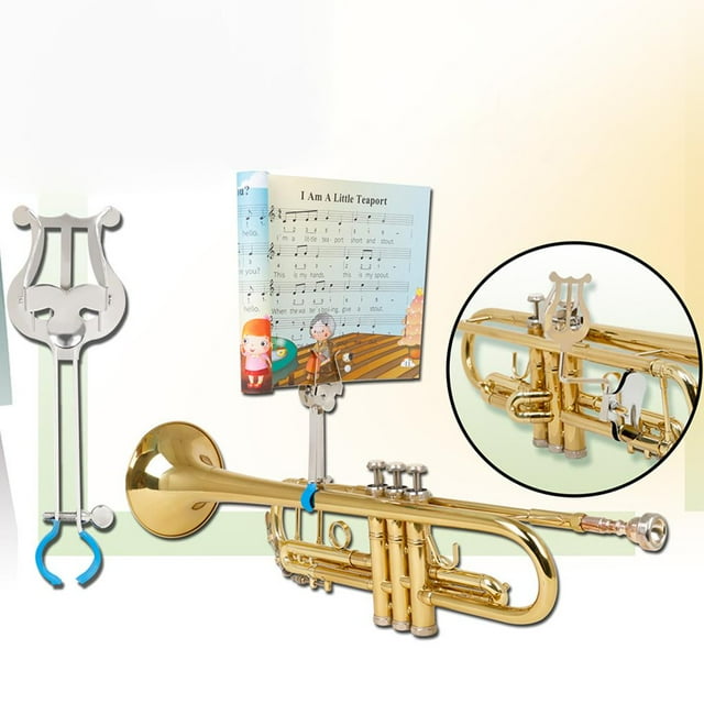 Porte-musique Trombone pour Trompette/cornet/français, Support de Musique