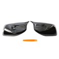 thumbnail image 2 of 2x black side mirror covers caps for e60 2004-2007 easy install, 2 of 7