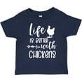 thumbnail image 3 of Inktastic Life is Better with Chickens Boys or Girls Toddler T-Shirt, 3 of 5