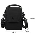 thumbnail image 2 of Hukapapa Bolso cruzado de gran capacidad para negocios, ocio, versión coreana, bolso cruzado de ocio, bolso de tendencia de moda, negro, 2 of 6