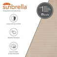 thumbnail image 7 of Vivere Double Sunbrella Hammock with Steel Stand, Portable Outdoor Lounge, Sand, 7 of 7