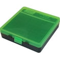 thumbnail image 2 of MTM 100 Round Flip-Top 40/45/10MM Cal Ammo Box - Green Black (4 Pack), 2 of 4