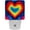 Multi-colored 4, variant on PhooArto Rainbow Tie Dye Plug in LED Night Light Auto Sensor Dusk to Dawn Decorative Night for Bedroom, Bathroom, Kitchen, Hallway, Stairs, Baby's Room, Energy Saving