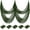 Army Green, variant on SkyAuks 5 Pack Halloween Decorations, Kabnic Halloween Gauze - Black Creepy Cloth for Indoor & Outdoor Halloween Decor, Haunted Houses, Gardens, Front Doors & Spider Web Decorations, 30"W x 72"L