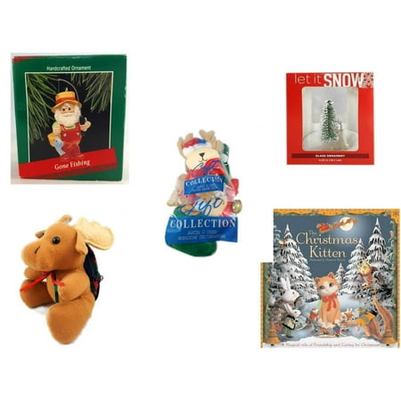 Christmas Fun Gift Bundle 5 Piece Hallmark Gone Fishing