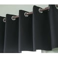 thumbnail image 3 of CVLIFE Solid Plain Blackout Short Curtain Eyelet Ring Top Cafe Kitchen Window Decor, 3 of 6